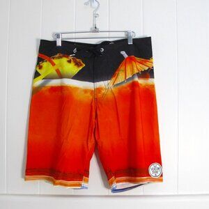 Volcom | Size 32 Rare Maitai Rare Boardshorts with Pineapple and Umbrella